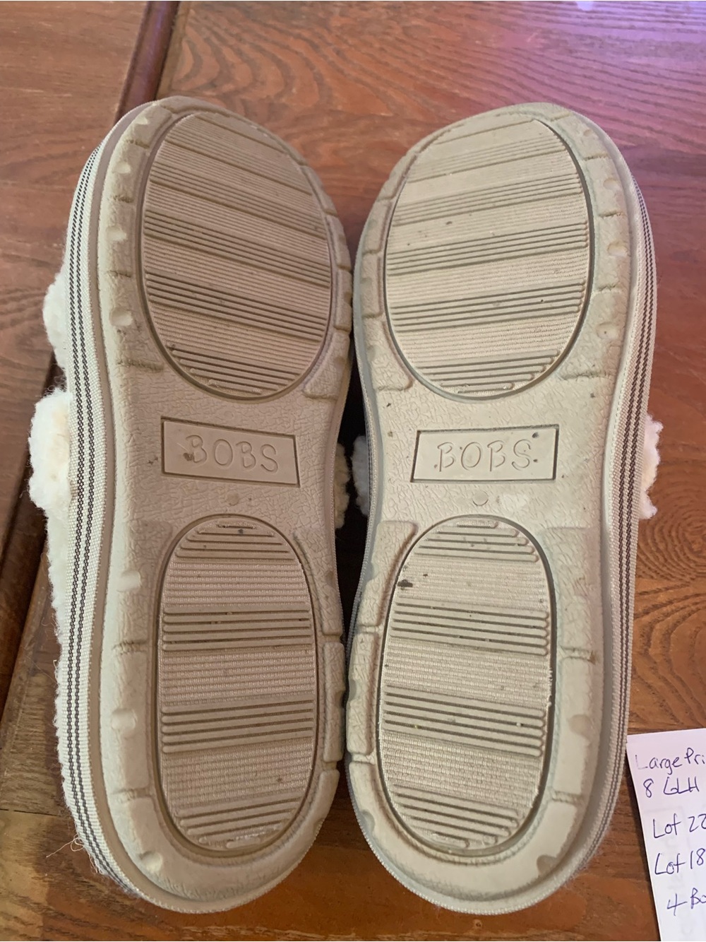 Skechers Bobs Too Cozy Puppy Pal Slippers Ribbed Sweater Knit Metallic Threads - Picture 6 of 7